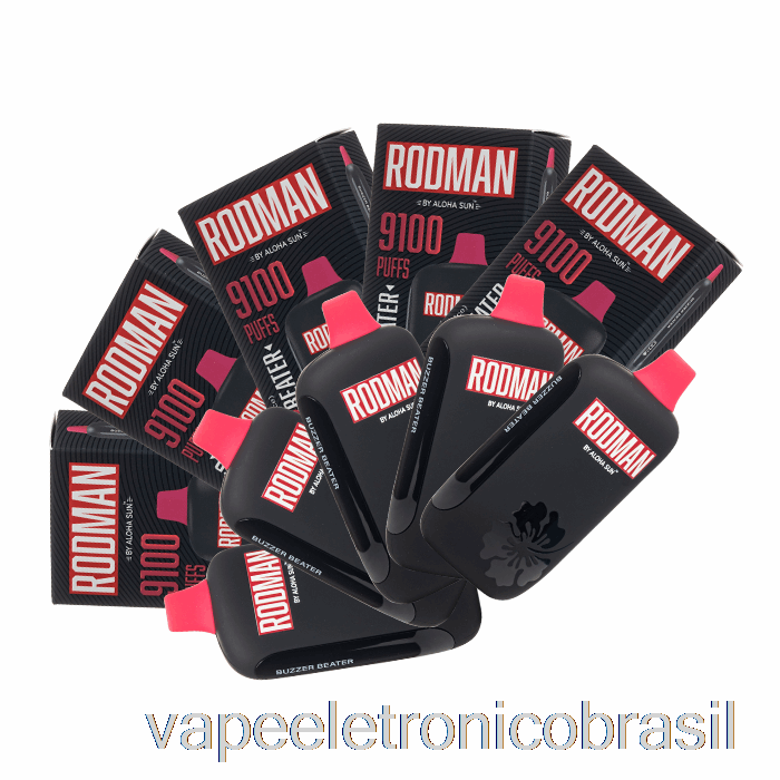 Vape Eletrônico [pacote Com 10] Rodman 9100 Descartável